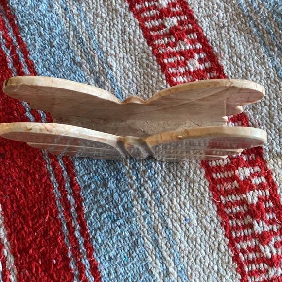 VTG Bohemian Marble Butterfly Napkin/Letter Holder! - Picture 2 of 7